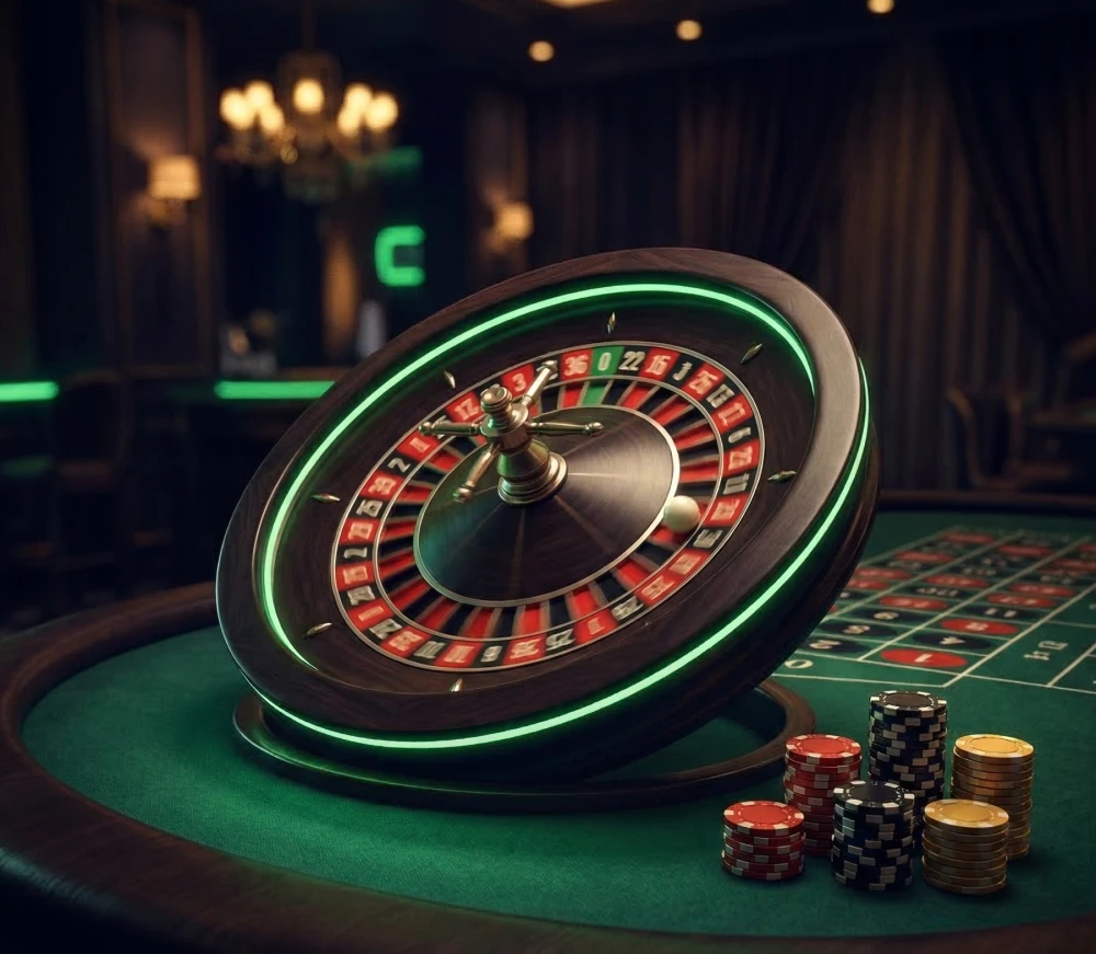 Live dealer roulette table at Jokabet